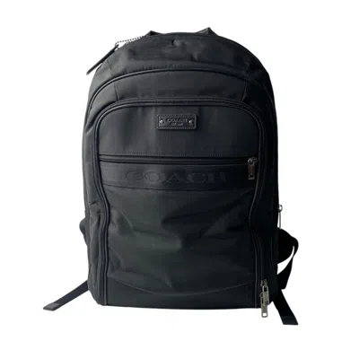 Pre-owned Coach Black Nylon Backpack ()
