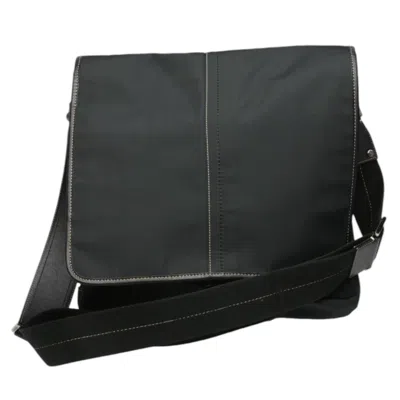 Pre-owned Coach Black Nylon Messenger Bag Shoulder Bag ()