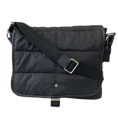 Pre-owned Coach Black Nylon Shoulder Bag ()