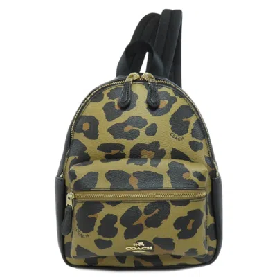 Pre-owned Coach Black Pvc Backpack ()