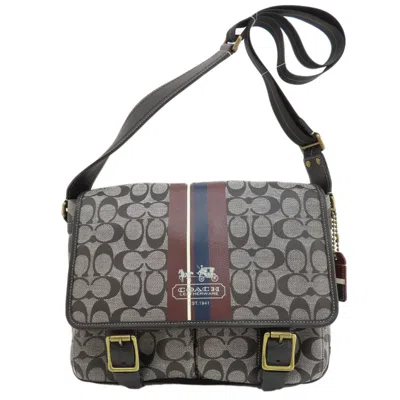 Pre-owned Coach Black Pvc Shoulder Bag ()