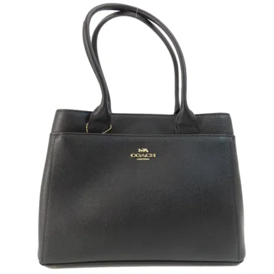 Pre-owned Coach Black Pvc Tote Bag ()