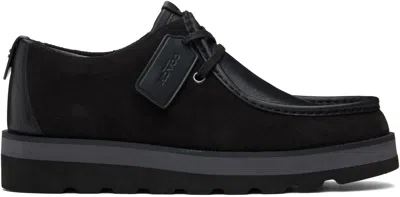 Coach Black Scott Apron Toe Derbys