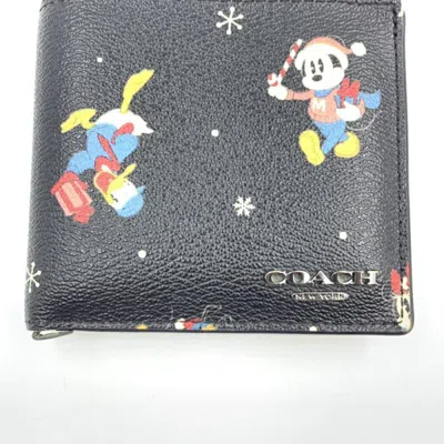 Pre-owned Coach Black Wallet (bi-fold) ()