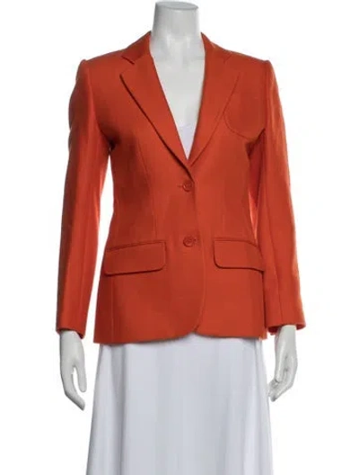 Pre-owned Coach Blazer In Orange