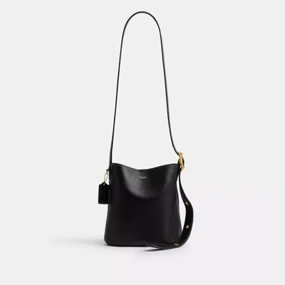 Coach Bleecker Bucket Bag 21 In Black