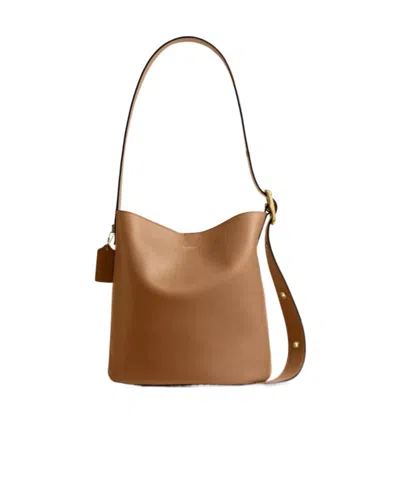 Coach Bleecker Bucket Bag In Brown