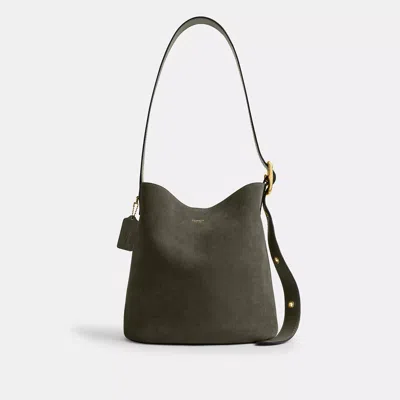 Coach Bleecker Bucket Bag In Green