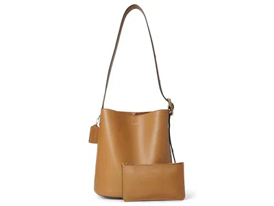 Coach Bleecker Bucket Bag Shoulder Handbags Honey Brown: One Size