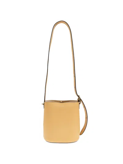 Coach Bleecker Leather Bucket Bag In Nude