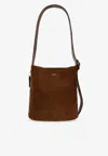 Coach Bleecker Suede Bucket Bag In Brown