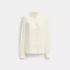 Coach Blouse In Cream