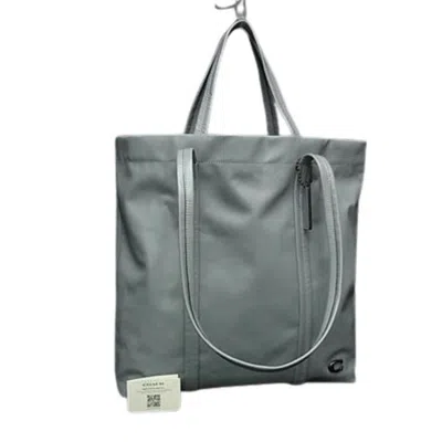 Pre-owned Coach Blue Gray Handbag Shoulder Bag Tote Bag () In Multi