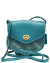 Coach Blue Leather