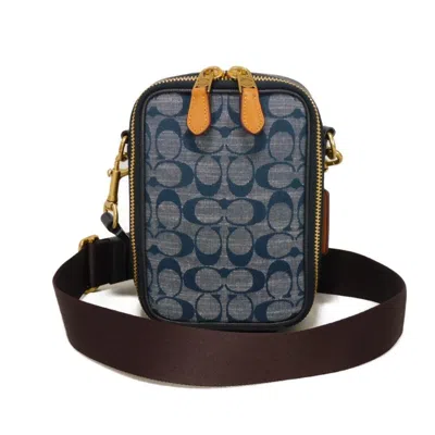 Pre-owned Coach Blue Shoulder Bag Sling Bag ()