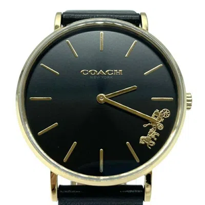 Pre-owned Coach Blue Wristwatch () In Multi