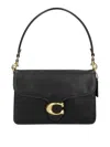 Coach Tabby Chain Leather Shoulder Bag In Black