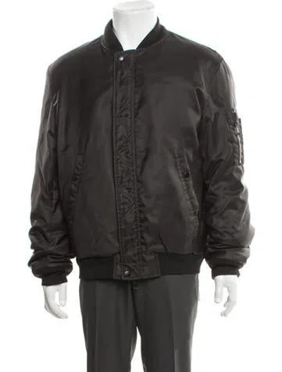 Pre-owned Coach Bomber Jacket In Black