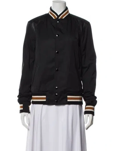 Pre-owned Coach Bomber Jacket In Blue