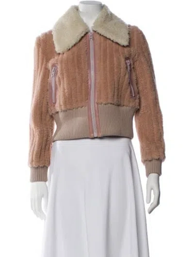 Pre-owned Coach Bomber Jacket In Neutral