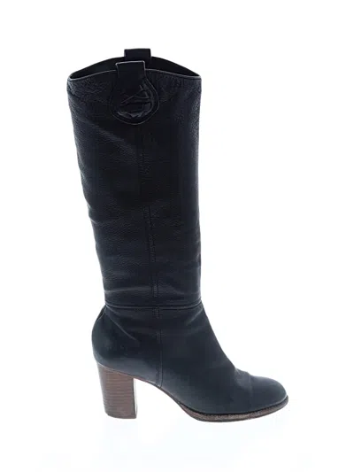 Pre-owned Coach Boots In Black