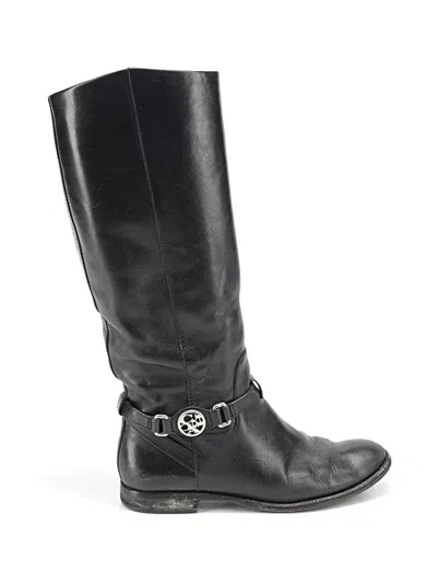 Pre-owned Coach Boots In Black