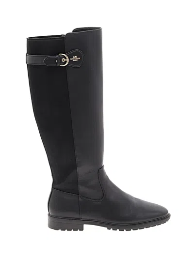 Pre-owned Coach Boots In Black