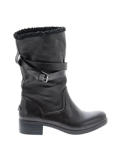 Pre-owned Coach Boots In Black