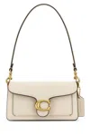Coach New York Ivory Leather Tabby 20 Shoulder Bag In White