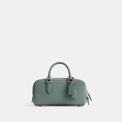 Coach Bowery Satchel 22 In Green
