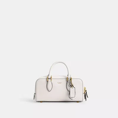 Coach Bowery Satchel 22 In White