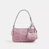 Coach Boxed Nolita 19 And Nolita Bag Charm Set In Signature Canvas In Pink