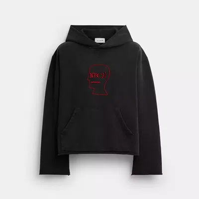 Coach Brain Dead Graphic Hoodie In Black
