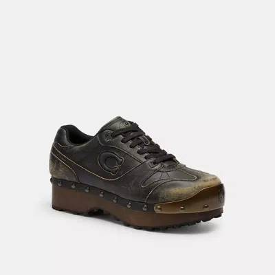 Coach Brain Dead Soho Wooden Clog In Multi