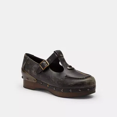 Coach Brain Dead Wooden Mary Jane In Multi