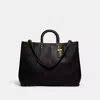 Coach Rogue 39 In Regenerative Leather In Brass/black