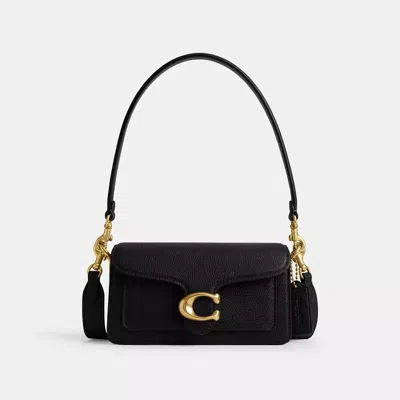 Coach Tabby Shoulder Bag 20 In Brass/black