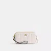 Coach Kira Crossbody With Pillow Quilting In Brass/chalk