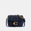 Coach Logo Shoulder Bag In Brass/dark Navy