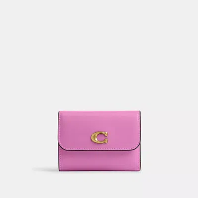Coach In Brass/fuschia