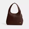 Coach Lana Shoulder Bag 23 In Brass/maple