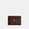 Coach Essential Card Case In Brass/maple