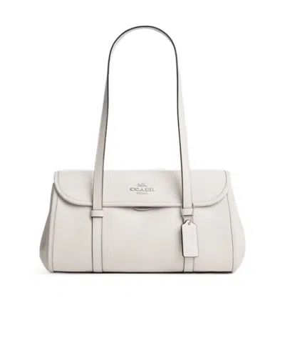 Coach Bridget Flap Shoulder Bag In Silver
