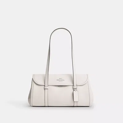 Coach Bridget Flap Shoulder Bag In White