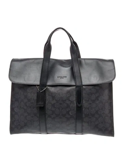 Pre-owned Coach Briefcase In Black
