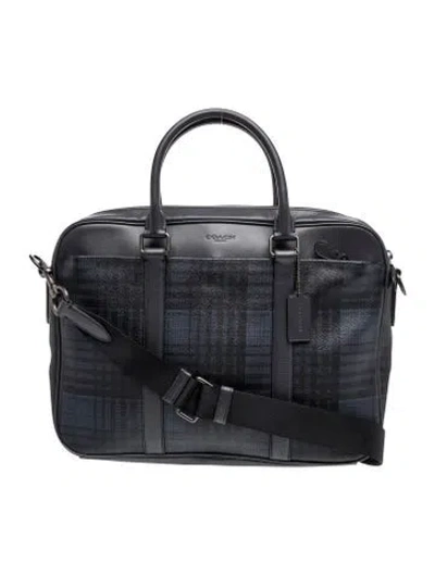 Pre-owned Coach Briefcase In Multi