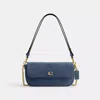 Coach Brook Flap Chain Bag In Blue