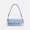 Coach Brook Flap Chain Bag In Blue