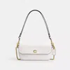 Coach Brook Flap Chain Bag In White
