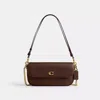 Coach Brook Flap Chain Bag In Brass/maple